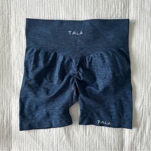 TALA Sculpt Seamless Shorts in Navy Blue Mark